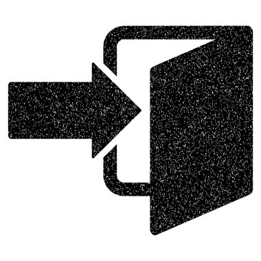 Çıkış kapı grenli doku simgesi