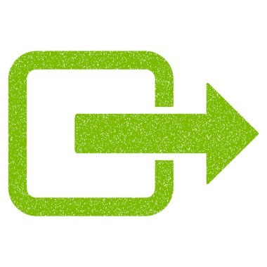 Çıkış kapı grenli doku simgesi