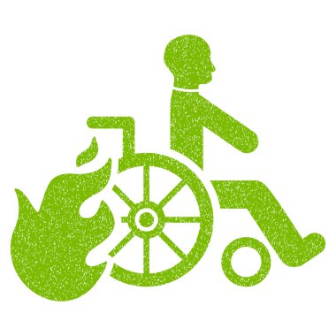 Hasta grenli doku simgesini yanmak