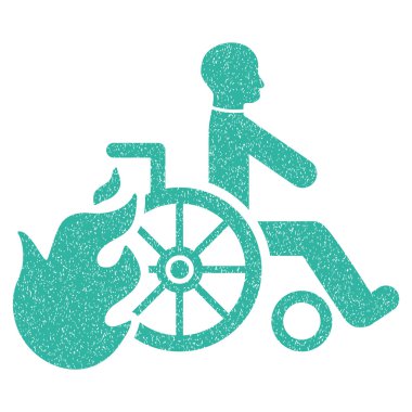 Hasta grenli doku simgesini yanmak