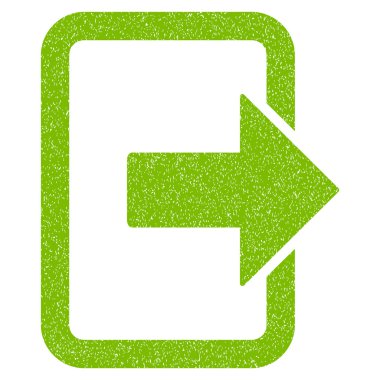 Çıkış kapı grenli doku simgesi