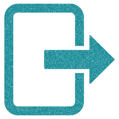 Çıkış kapı grenli doku simgesi