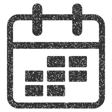 Takvim ay grenli doku simgesi