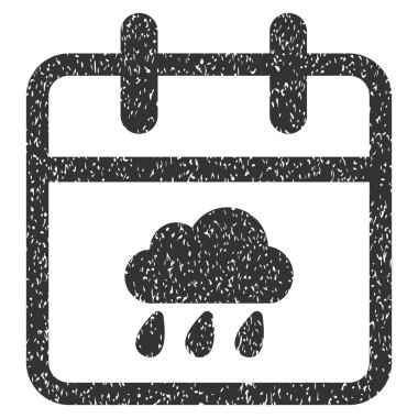 Yağmurlu bir gün grenli doku simgesi