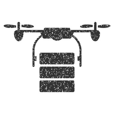 Kargo uçağı grenli doku simgesi