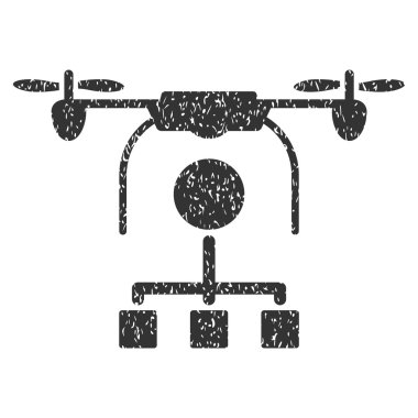 Drone dağıtım grenli doku simgesi