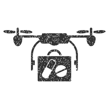 Airdrone eczane teslim grenli doku simgesi