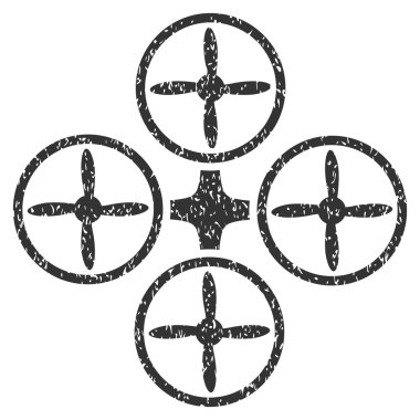 Quadcopter grenli doku simgesi