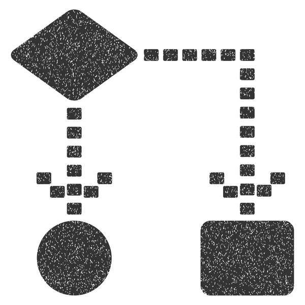 Algoritmen systemet grynig konsistens ikonen — Stock vektor