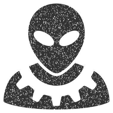 Yabancı mühendis grenli doku simgesi