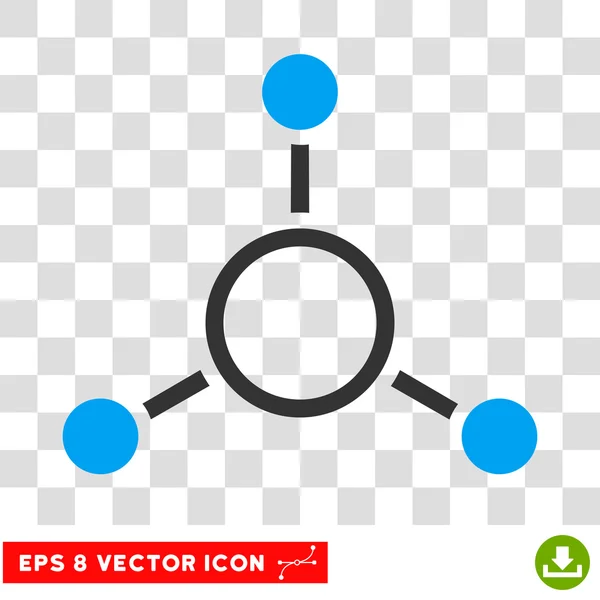 Estrutura radial Round Vector Eps Icon — Vetor de Stock