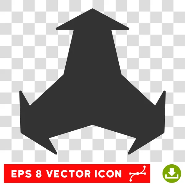 Retninger Runde vektor Eps ikon – Stock-vektor