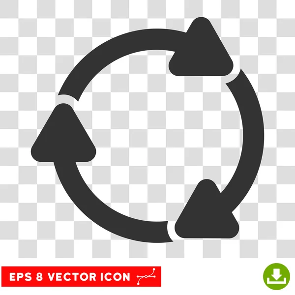 Cw runden Vektor eps Symbol drehen — Stockvektor