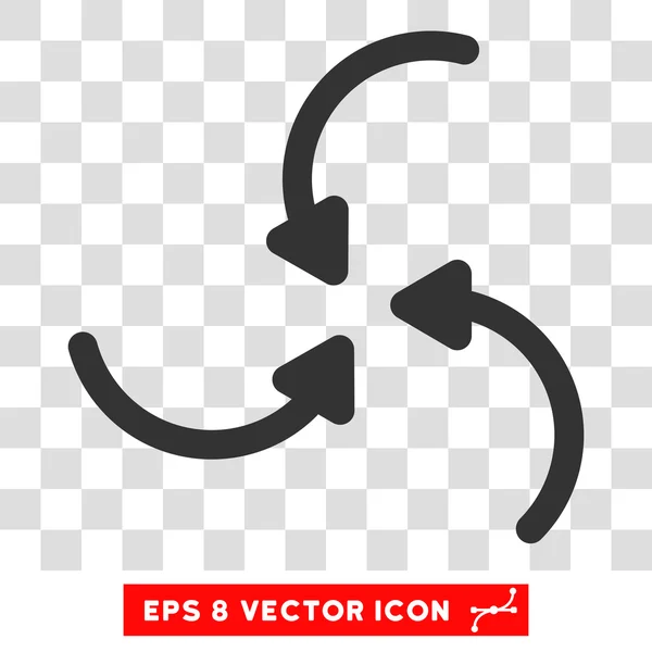 Vortex Flechas Ronda Vector Eps icono — Vector de stock