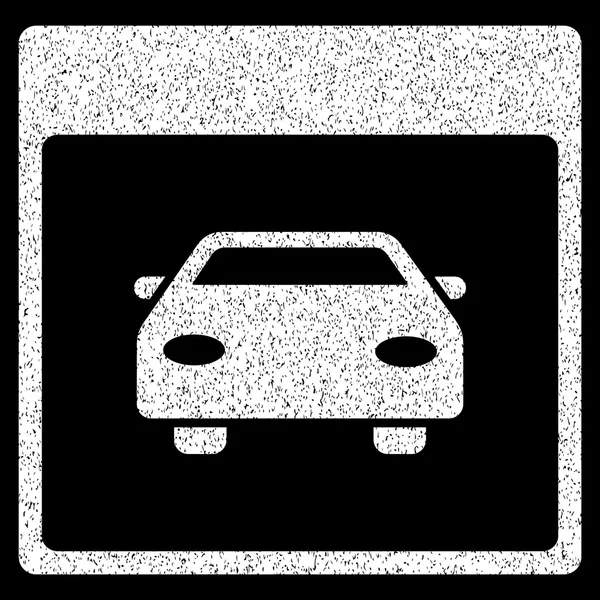Ikona ziarnistą strukturę strony Kalendarz samochodów samochód — Zdjęcie stockowe
