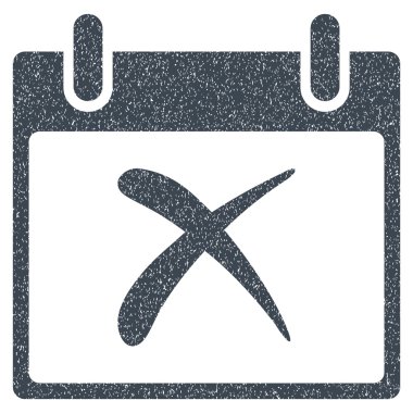 Takvim gün grenli doku simgesini reddetmek