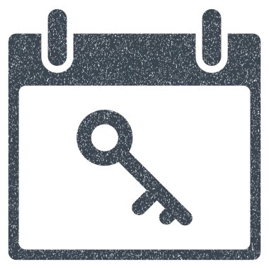 Temel takvim gün grenli doku simgesi