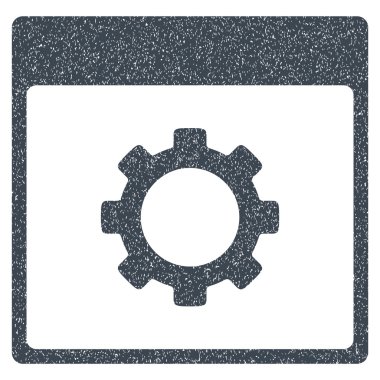 Vites seçenekleri sayfa grenli doku simgesini takvim