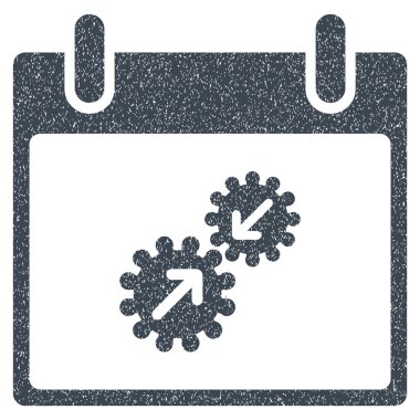 Gears entegrasyonu takvim gün grenli doku simgesi