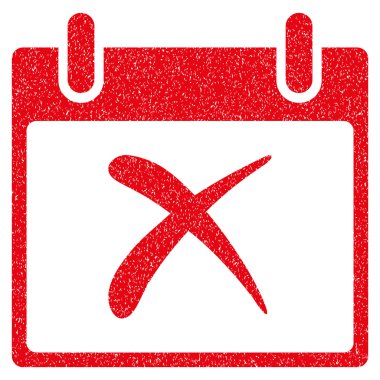 Takvim gün grenli doku simgesini reddetmek