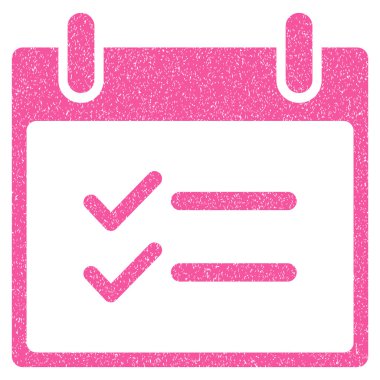 Öğeleri takvim gün grenli doku simgesini kontrol