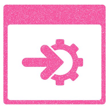 COG Tümleştirme takvim sayfası grenli doku simgesi