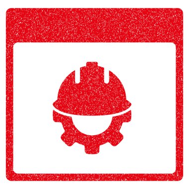 Geliştirme takvim sayfası grenli doku simgesi