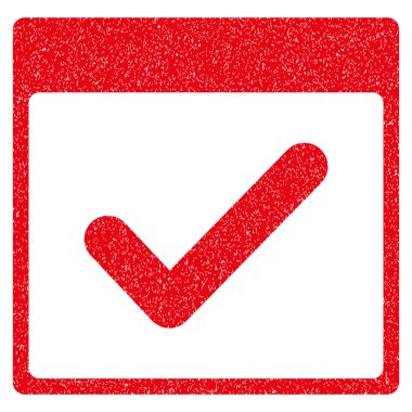 Geçerli gün takvim sayfası grenli doku simgesi