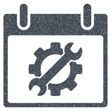 Yapılandırma araçları takvim gün grenli doku simgesi