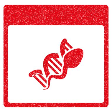 Sperm Dna çoğaltma takvim sayfası grenli doku simgesi