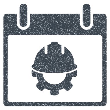 Geliştirme takvim gün grenli doku simgesi