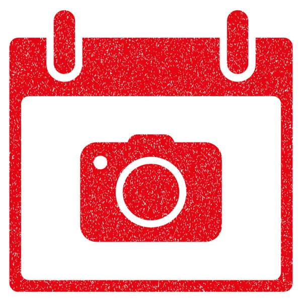 Photo Camera Calendar Day Grainy Texture Icon — Stock Vector