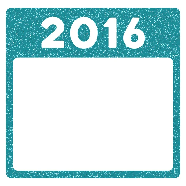 2016 Рік Календар Шаблон Піктограма текстури сірого — стоковий вектор