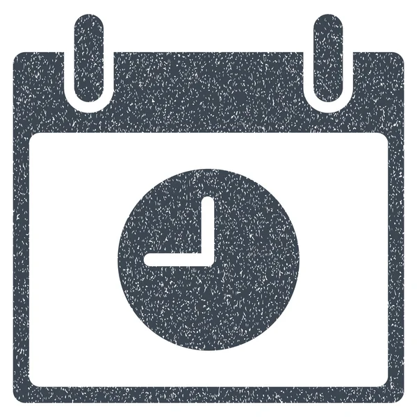 Reloj Calendario Día Grainy Textura icono — Archivo Imágenes Vectoriales