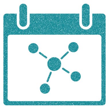 Bağlantıları takvim gün grenli doku simgesi