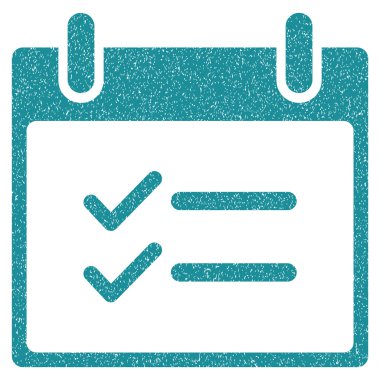 Öğeleri takvim gün grenli doku simgesini kontrol