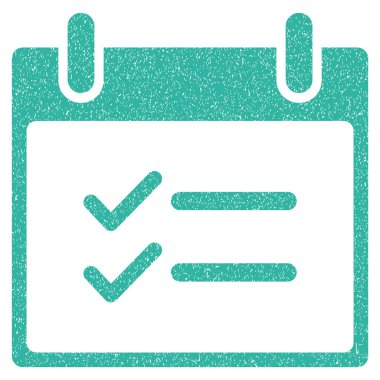 Öğeleri takvim gün grenli doku simgesini kontrol