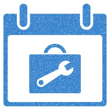 Araç kutusu takvim gün grenli doku simgesi