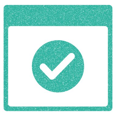 Ok takvim gün grenli doku simgesi