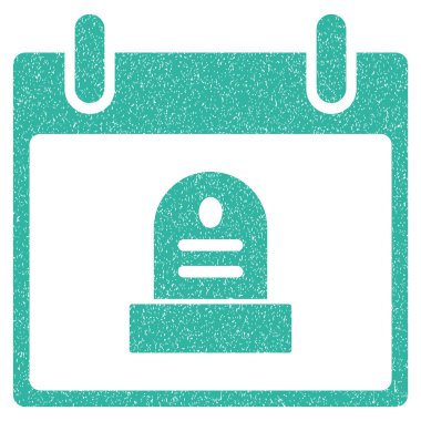 RIP anıt takvim gün grenli doku simgesi