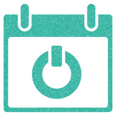 Takvim gün grenli doku simge üzerinde açmak