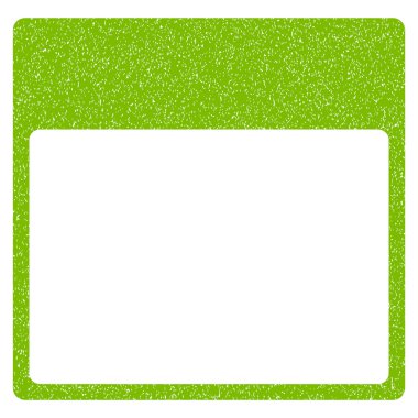 Takvim sayfası şablon grenli doku simgesi