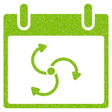 Siklon takvim gün grenli doku simgesi