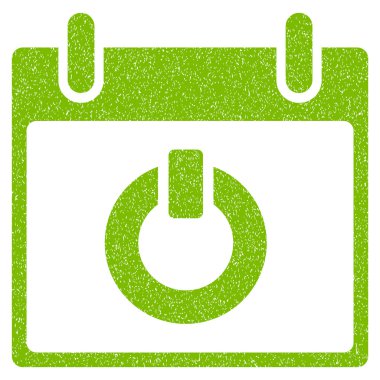 Takvim gün grenli doku simge üzerinde açmak