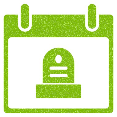 RIP anıt takvim gün grenli doku simgesi