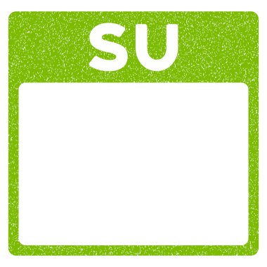 Pazar takvim sayfası grenli doku simgesi