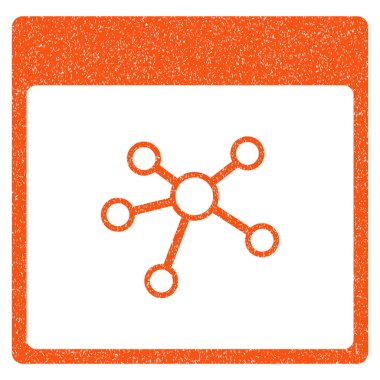 Bağlantılar sayfası grenli doku simgesini takvim