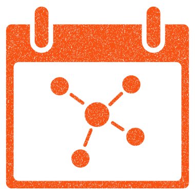 Bağlantıları takvim gün grenli doku simgesi