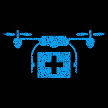 Ambulans uçak grenli doku simgesi