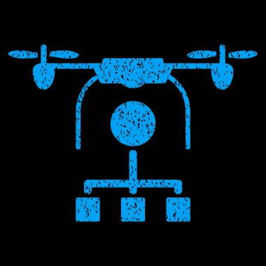 Drone dağıtım grenli doku simgesi